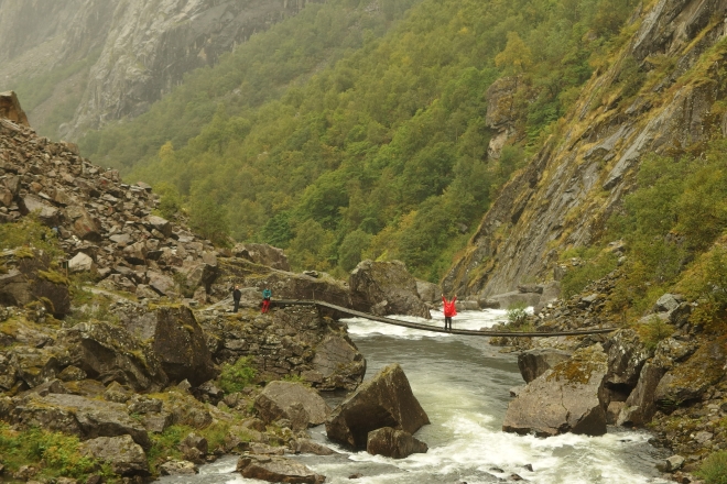 Údolí Måbødalen - most