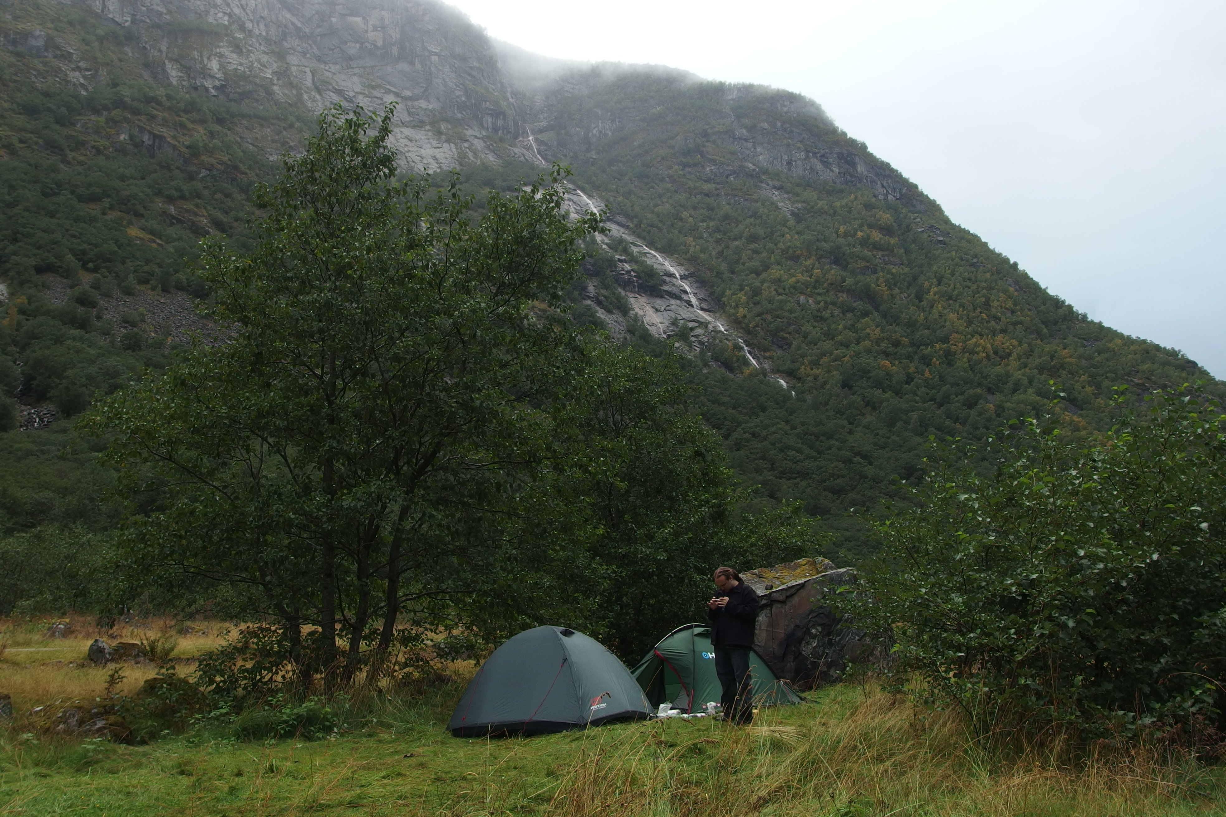 Noc u Eidfjordu